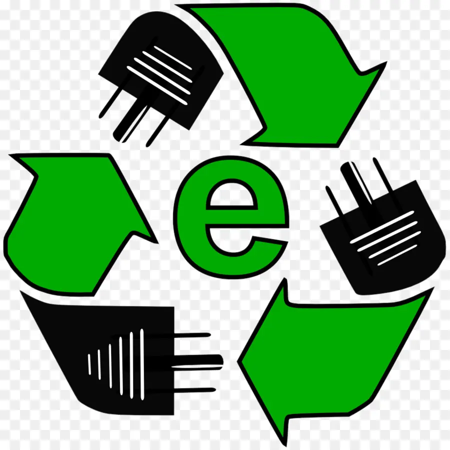 Reciclagem De Lixo Eletrônico，Verde PNG