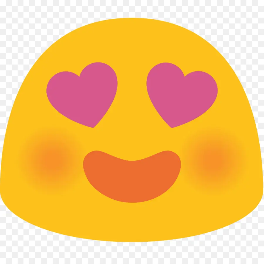 Emoji De Olhos De Coração，Sorridente PNG