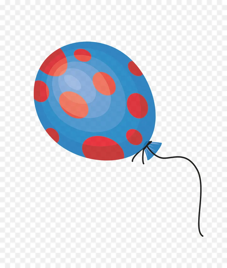 Balão Azul，Bolinhas PNG