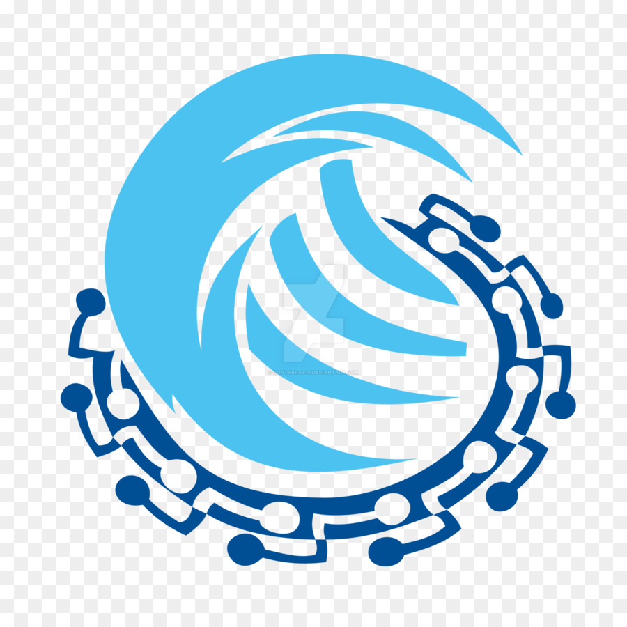 Logotipo Da Onda，Azul PNG