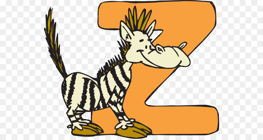 Z De Zebra，Letra PNG