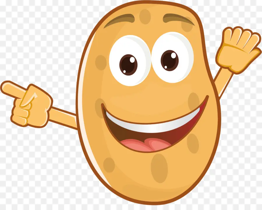 Batata De Desenho Animado，Sorrindo PNG