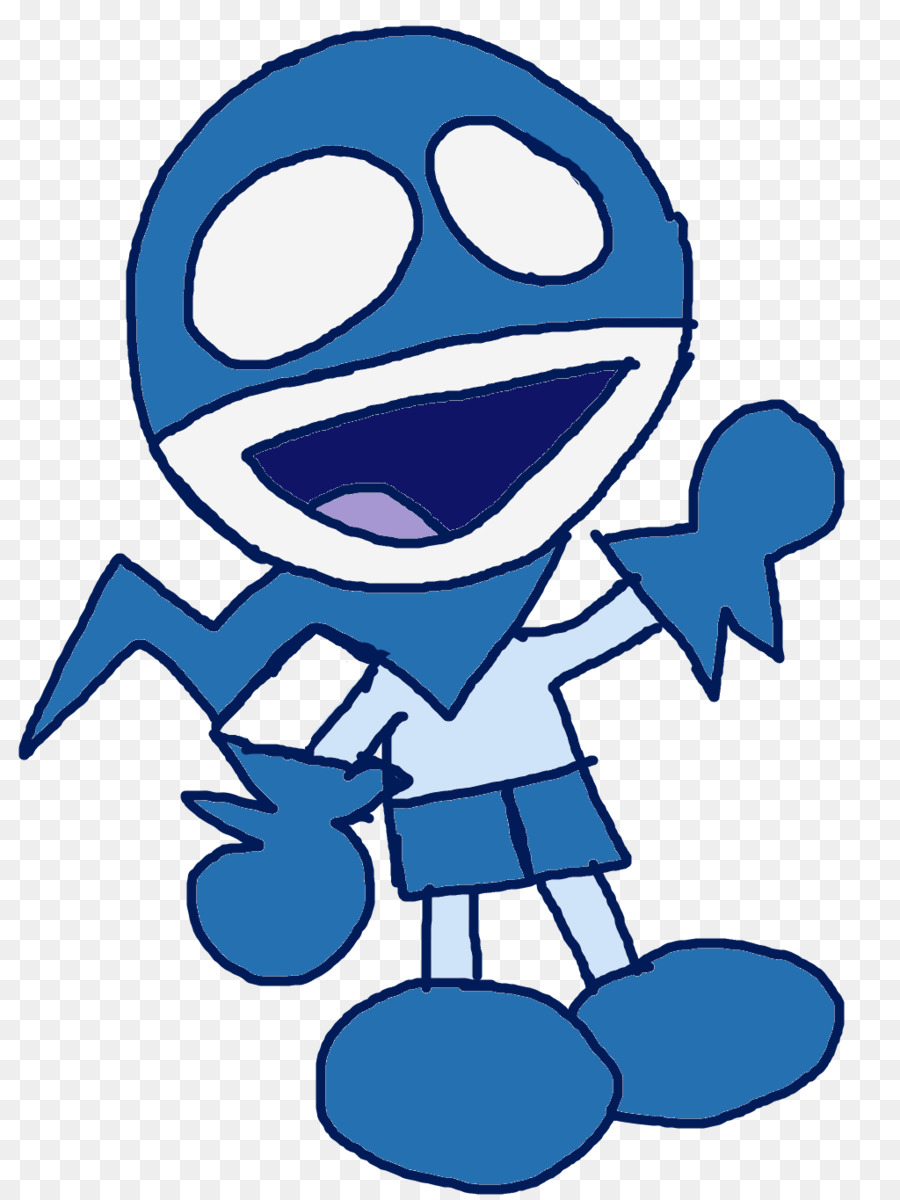 Personagem De Desenho Animado Azul，Desenho Animado PNG