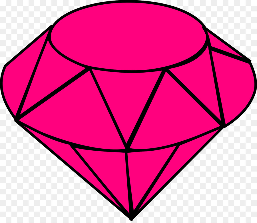 Diamante Rosa，Joia PNG