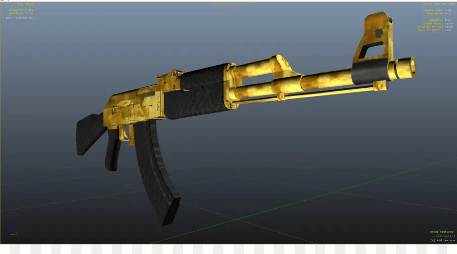 Rifle Dourado，Ouro PNG