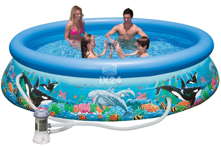 Piscina Inflável，Família PNG