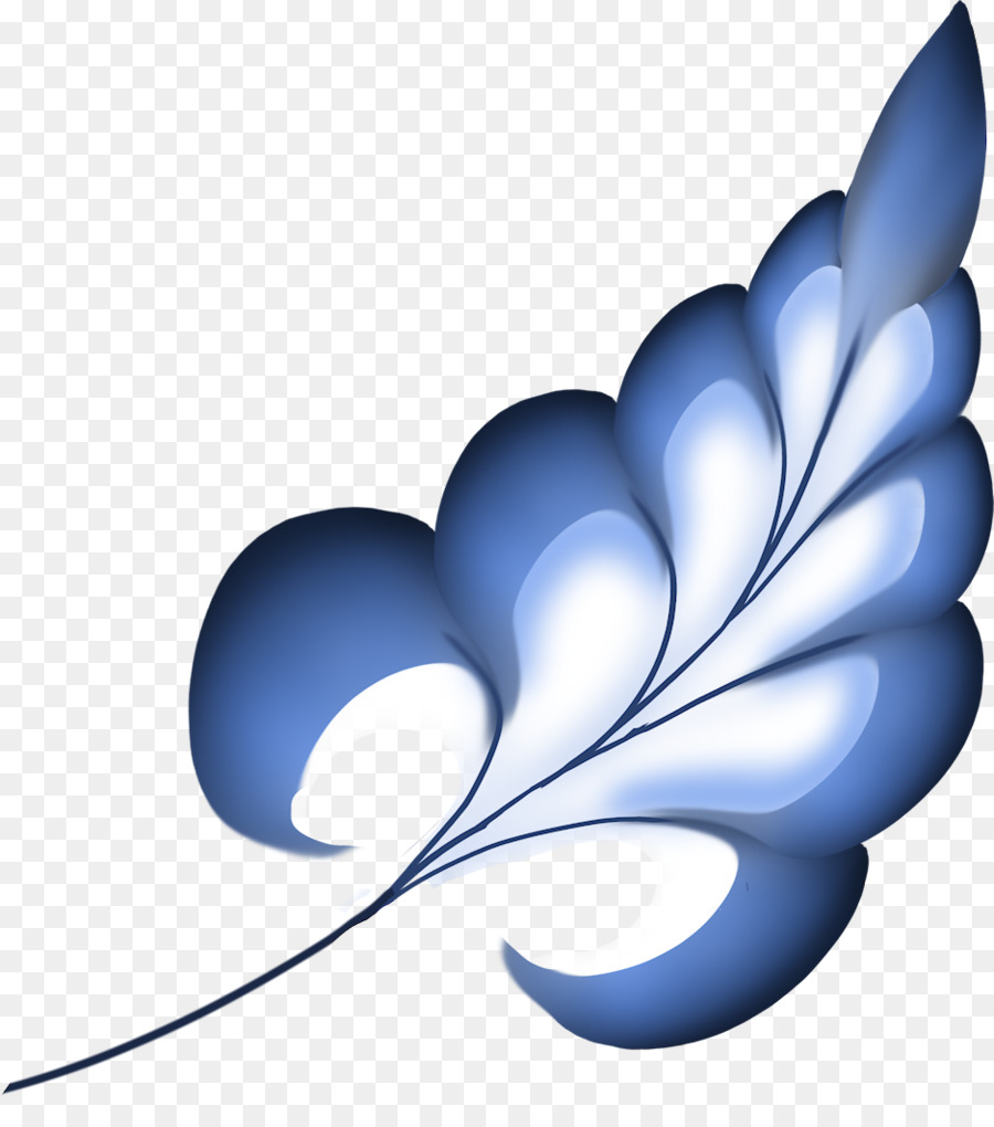 Folha Azul，Natureza PNG