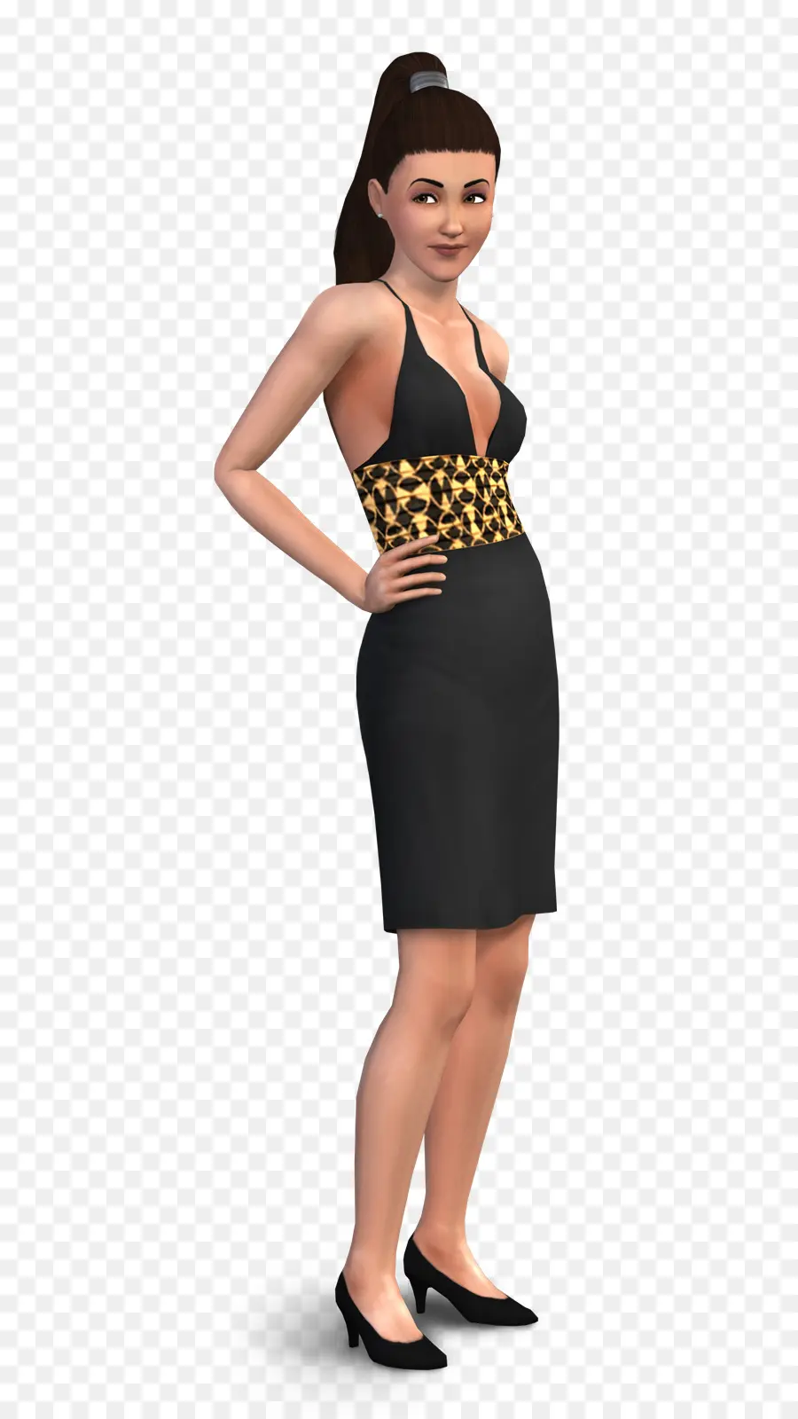 Personagem Feminina，Sims PNG