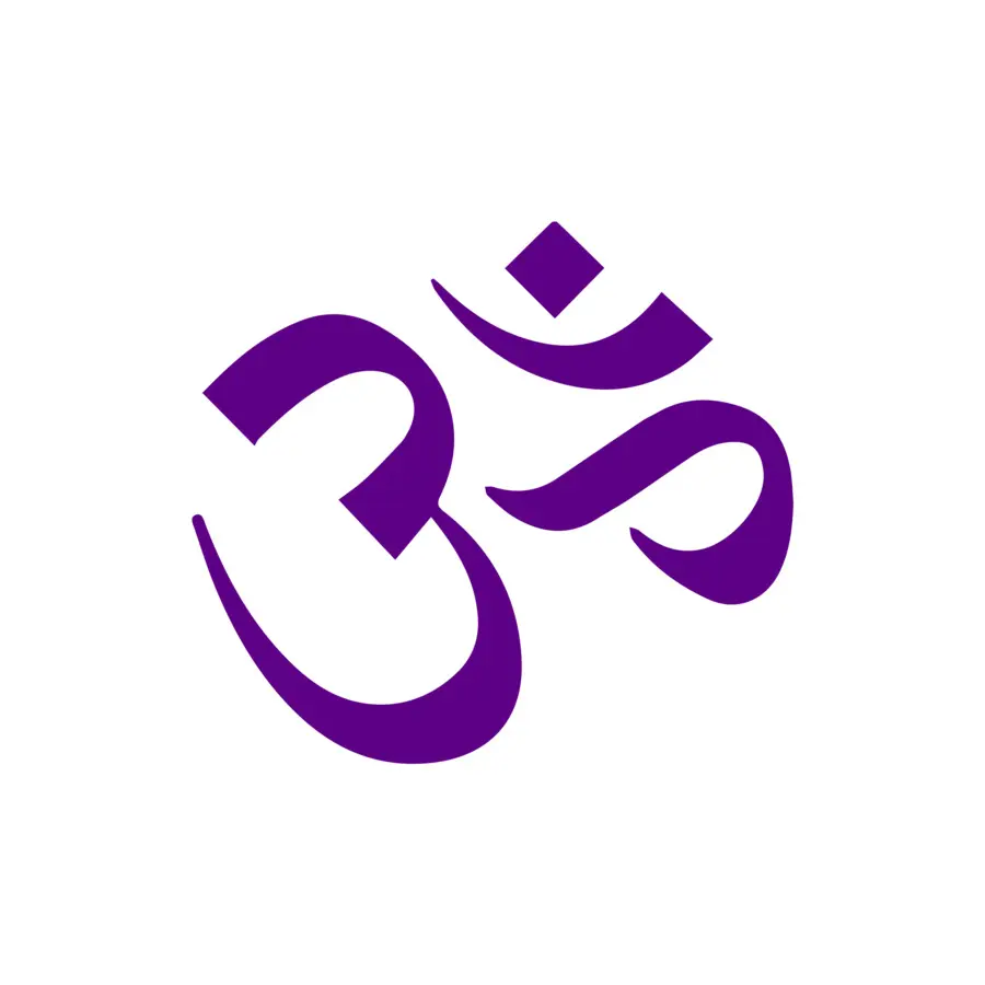 Símbolo Om Roxo，Espiritualidade PNG