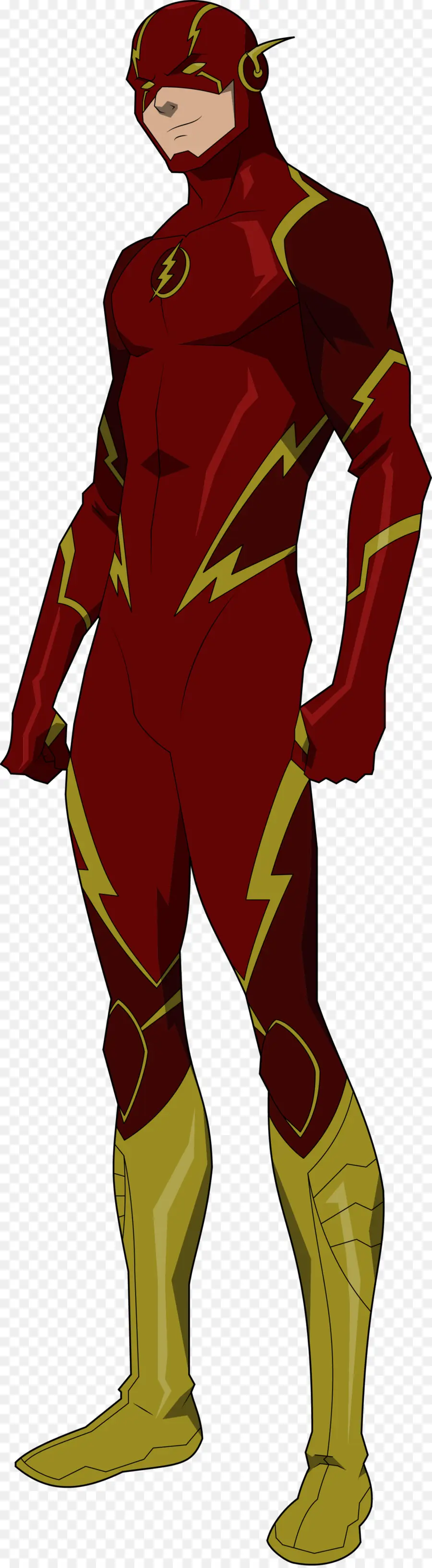 Super Herói Em Traje Vermelho，Cômico PNG