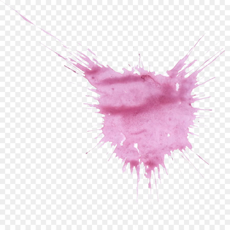 Respingo Rosa，Aquarela PNG