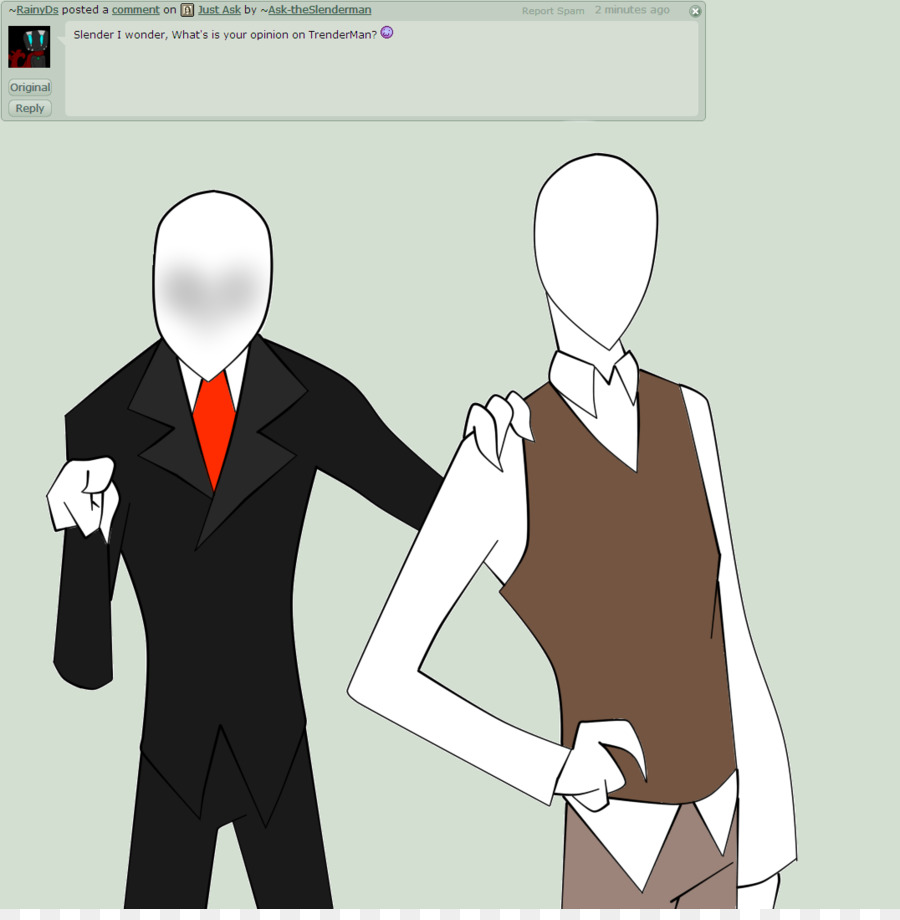 Slender Oito Páginas，Slenderman PNG