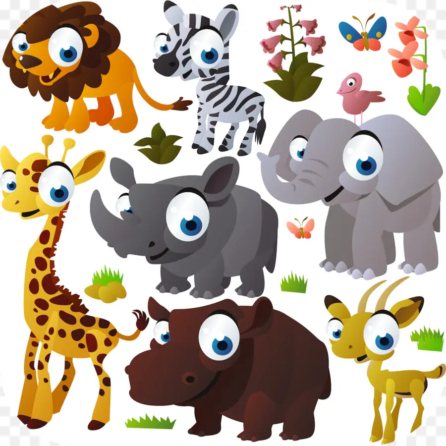 Bebê Selva De Animais，Cartoon PNG