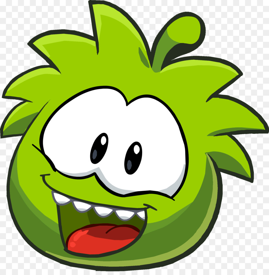 Personagem De Desenho Animado Verde，Sorrindo PNG