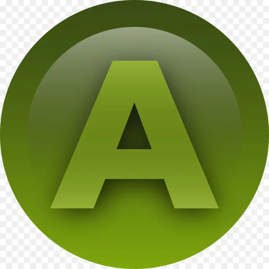 Verde A，Alfabeto PNG