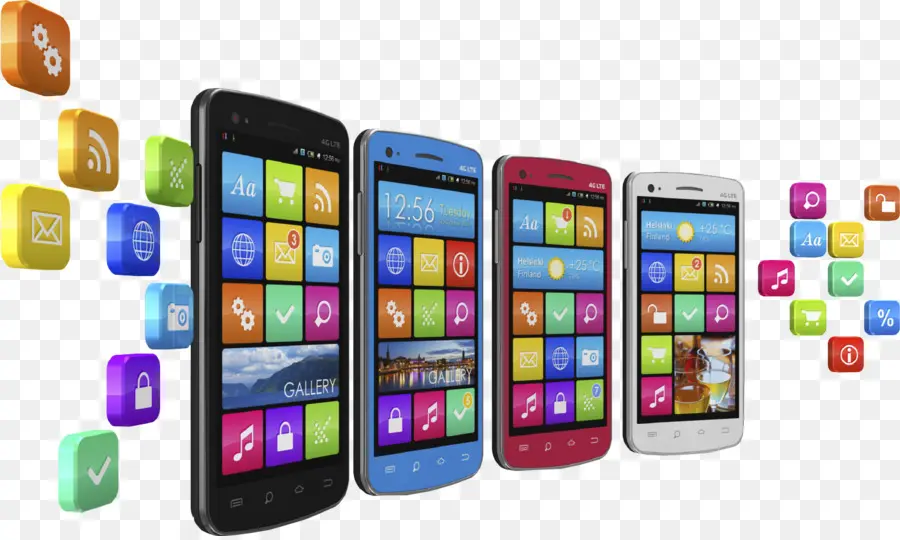 Smartphones，Aplicativos PNG