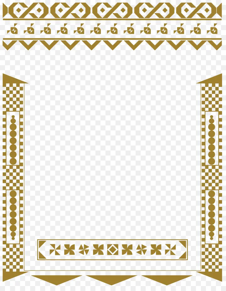 Borda Decorativa，Ornamentado PNG