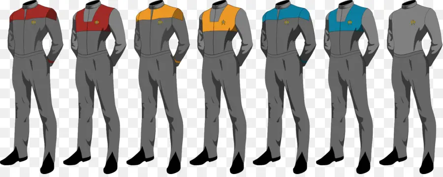 Tshirt，Star Trek Uniformes PNG