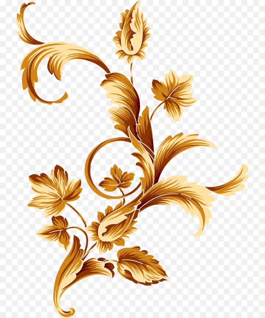 Flor，Ouro PNG