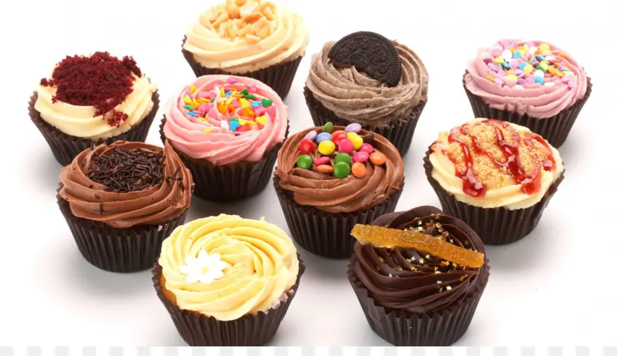 Cupcakes Sortidos，Bolinhos PNG