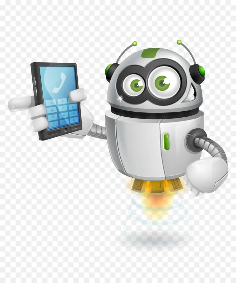 Robô，Telefone PNG