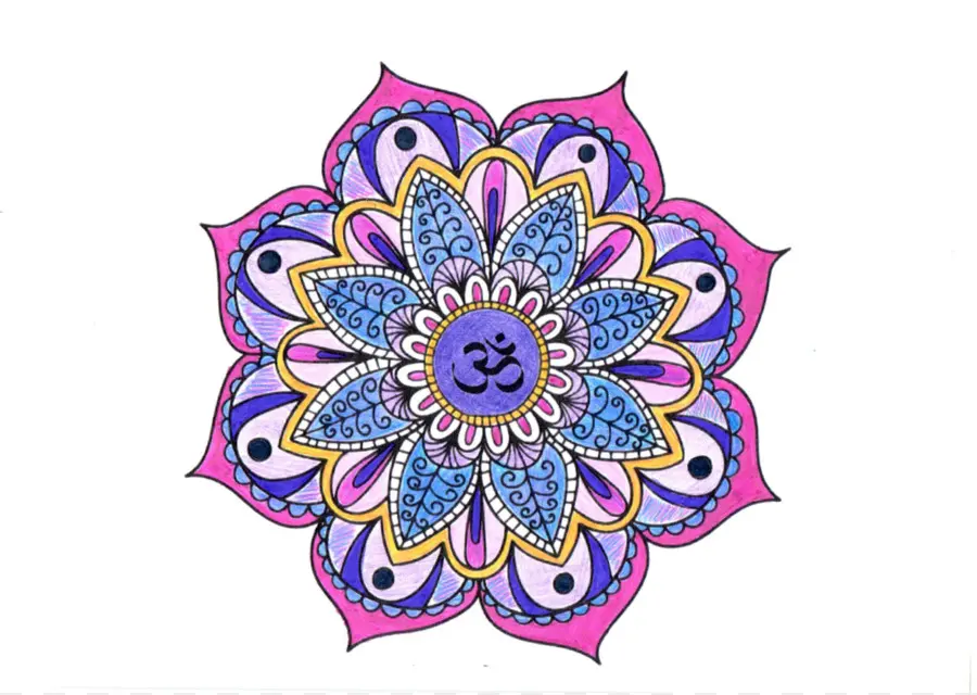 Mandala Rosa，Padrão PNG