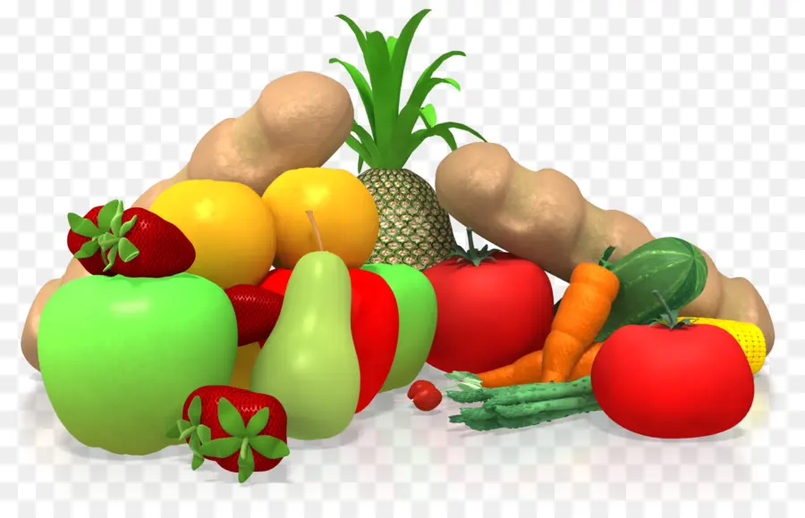 Frutas E Legumes，Saudável PNG