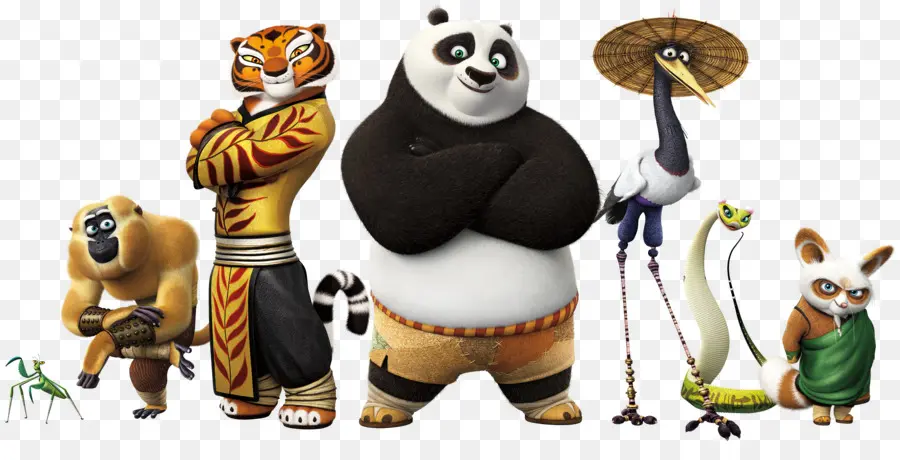 Personagens De Kung Fu Panda，Po PNG