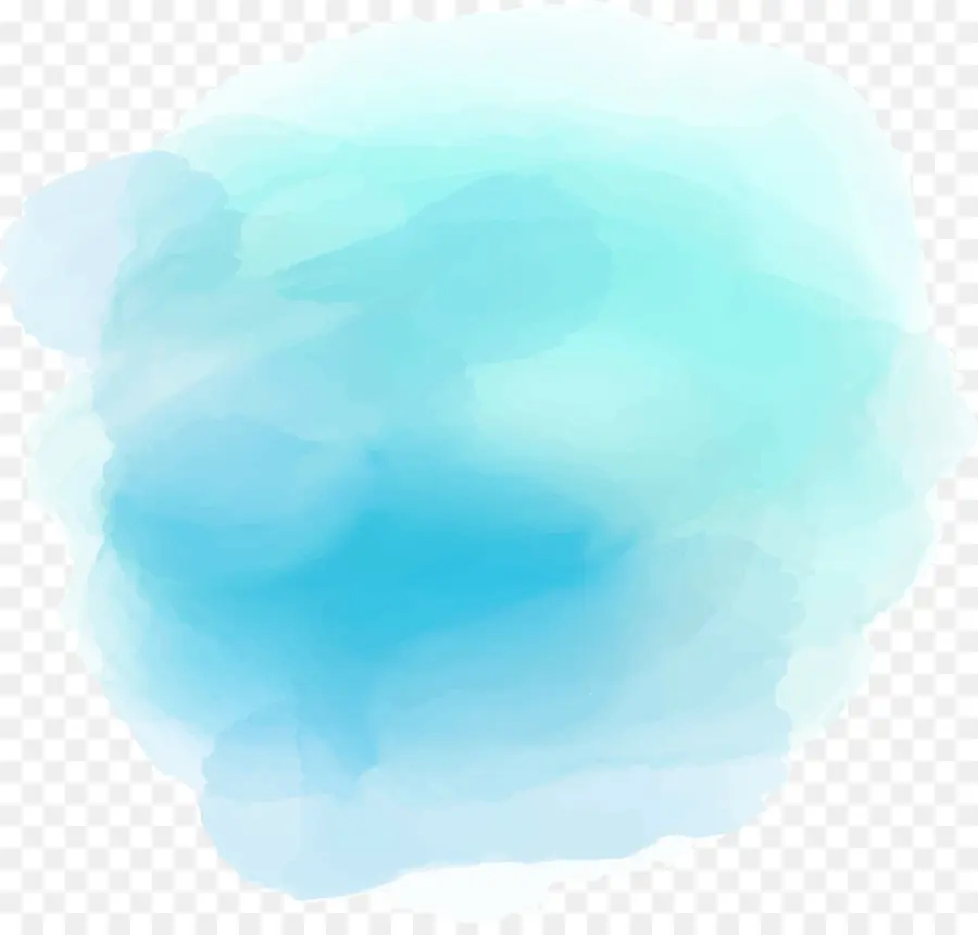 Aquarela Azul，Pintar PNG