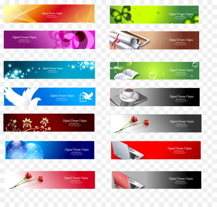 Faixa Web，Banner PNG