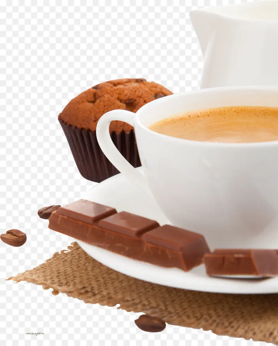 Café E Muffin，Xícara PNG