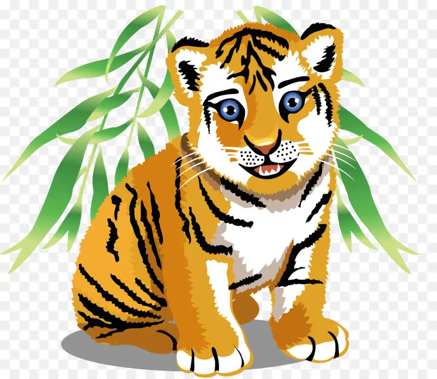 Filhote De Tigre，Animais Selvagens PNG