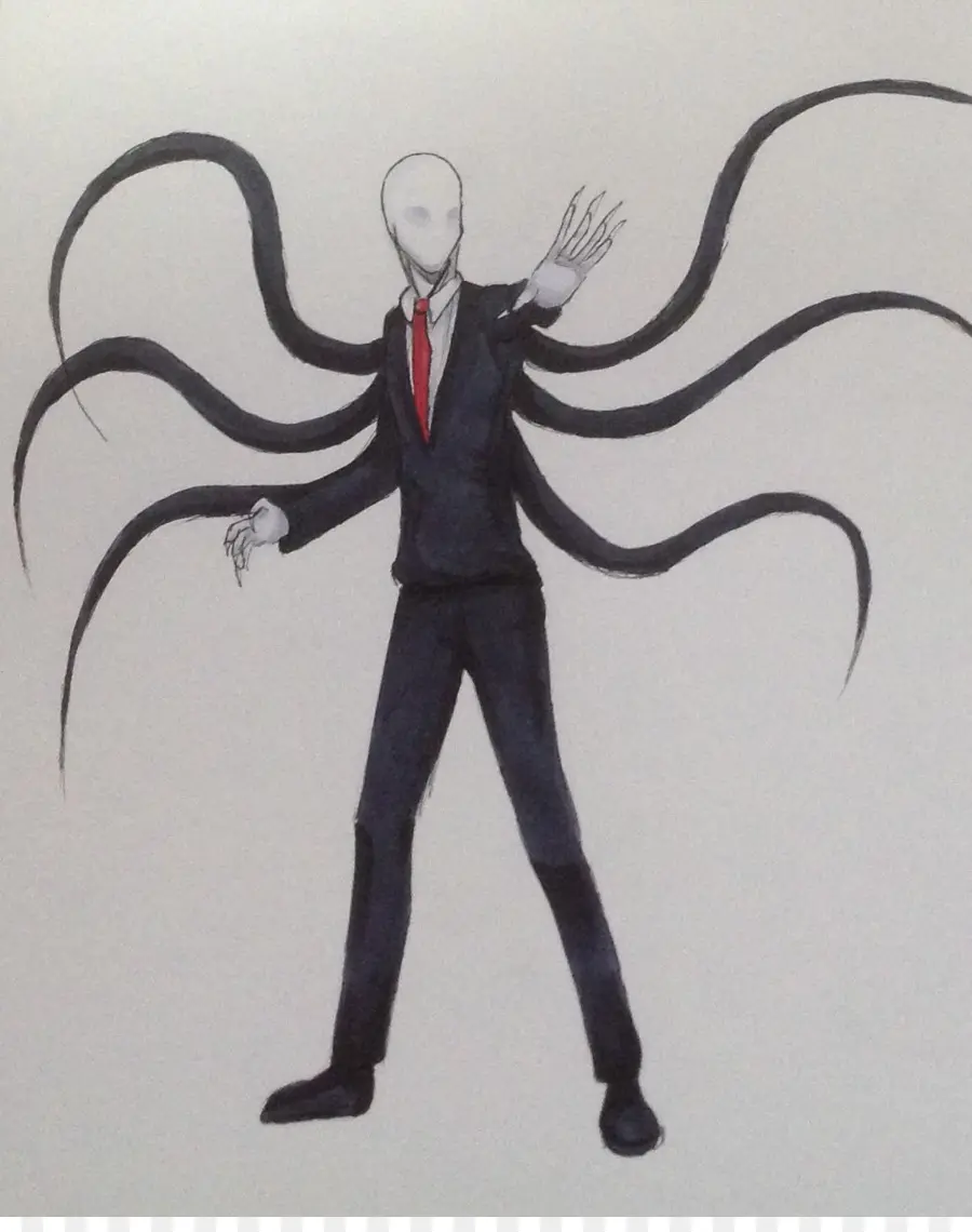 Slender Oito Páginas PNG - Slender Oito Páginas Quick Draw Slenderman  ilustração transparente