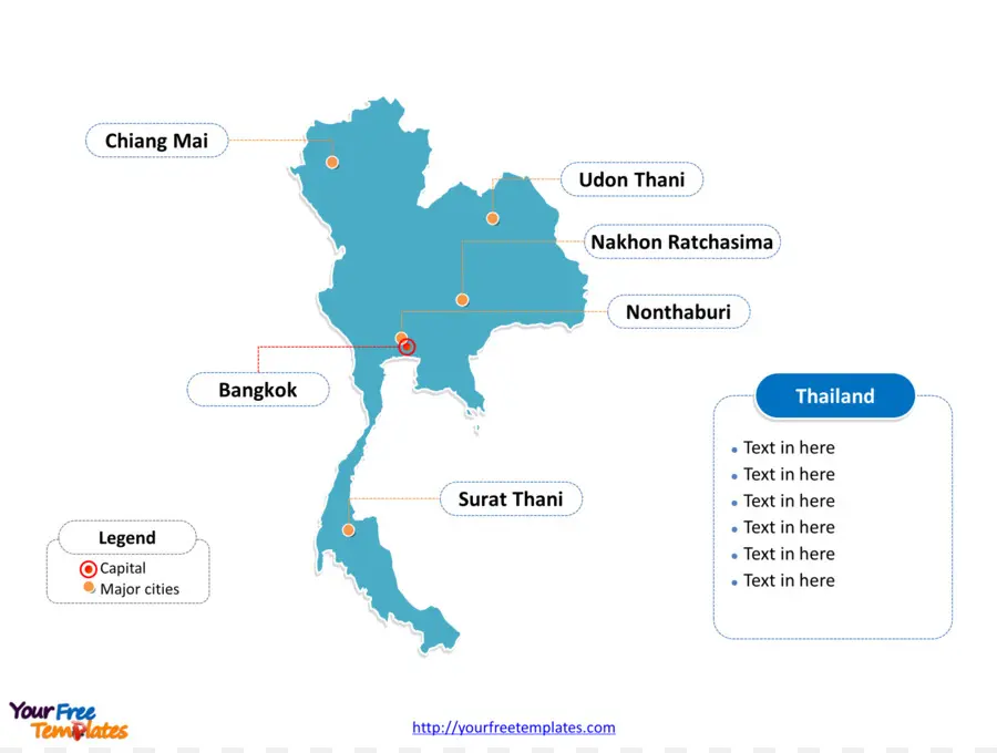 Mapa Da Tailândia，Cidades PNG