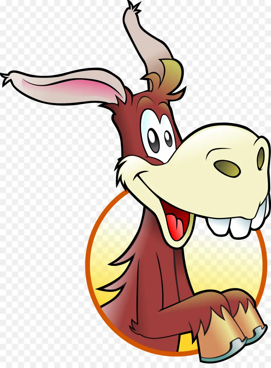 Burro，Desenho Animado PNG