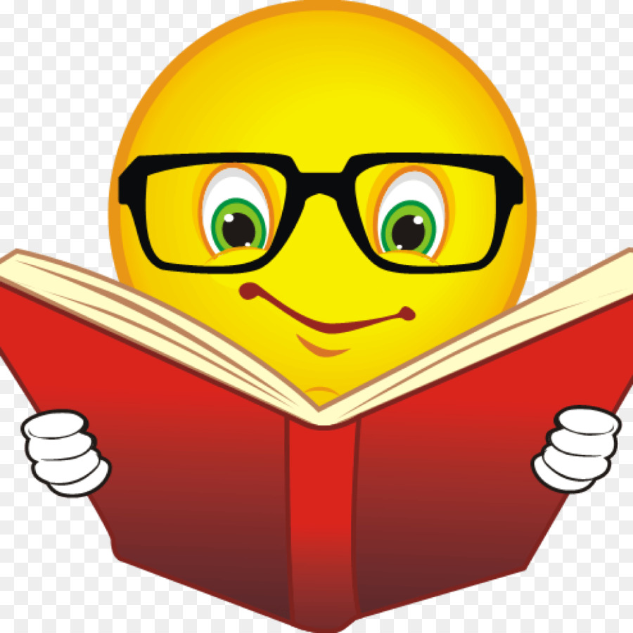 Lendo Emojis，Livro PNG