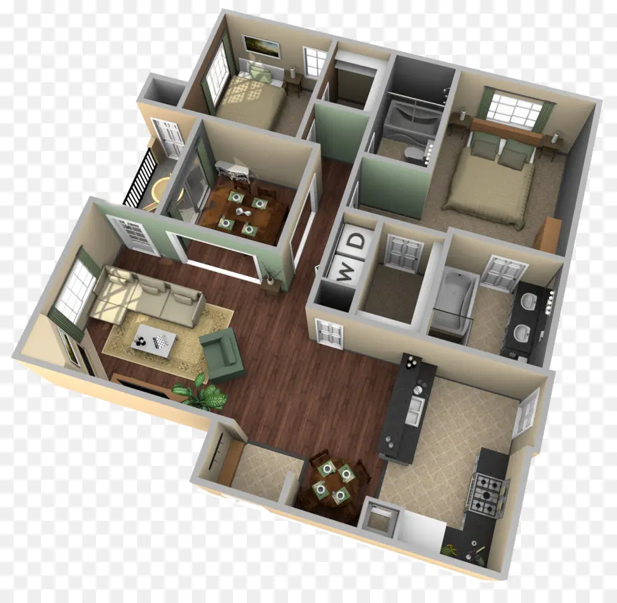 Layout Do Apartamento，Planta Baixa PNG