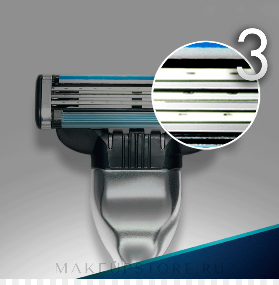 Gillette Mach 3，Navalha PNG