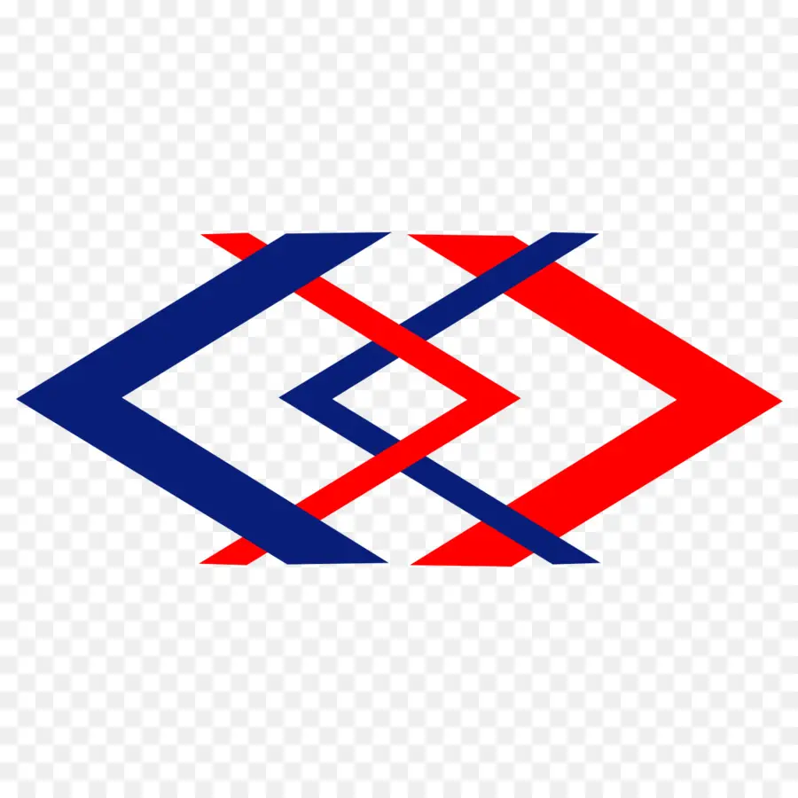 Logotipo Geométrico，Azul PNG