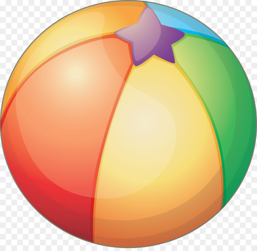 Bola De Praia，Colorido PNG