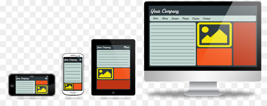 Responsive Web Design，Desenvolvimento Web PNG