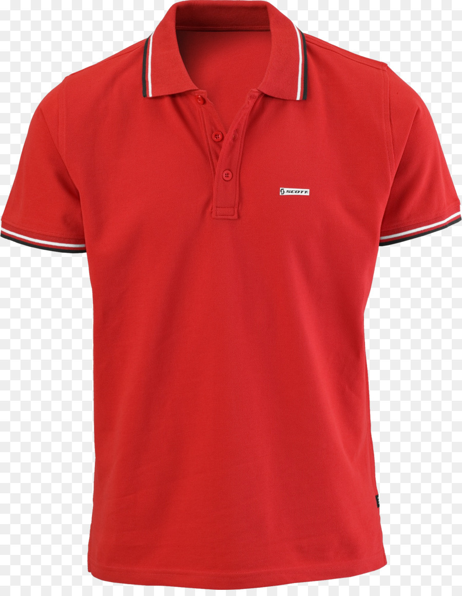 Camisa Pólo Vermelha，Casual PNG