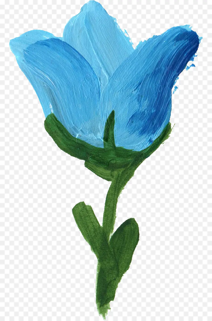 Flor，Azul PNG