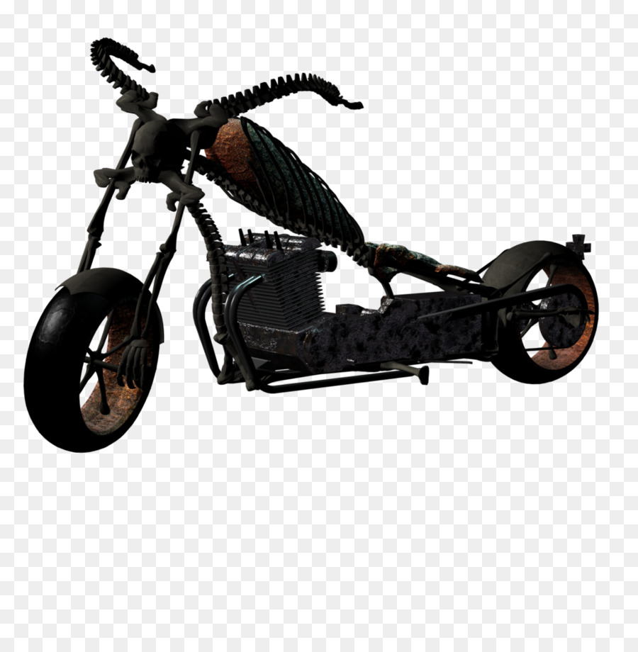 Motocicleta Preta，Bicicleta PNG