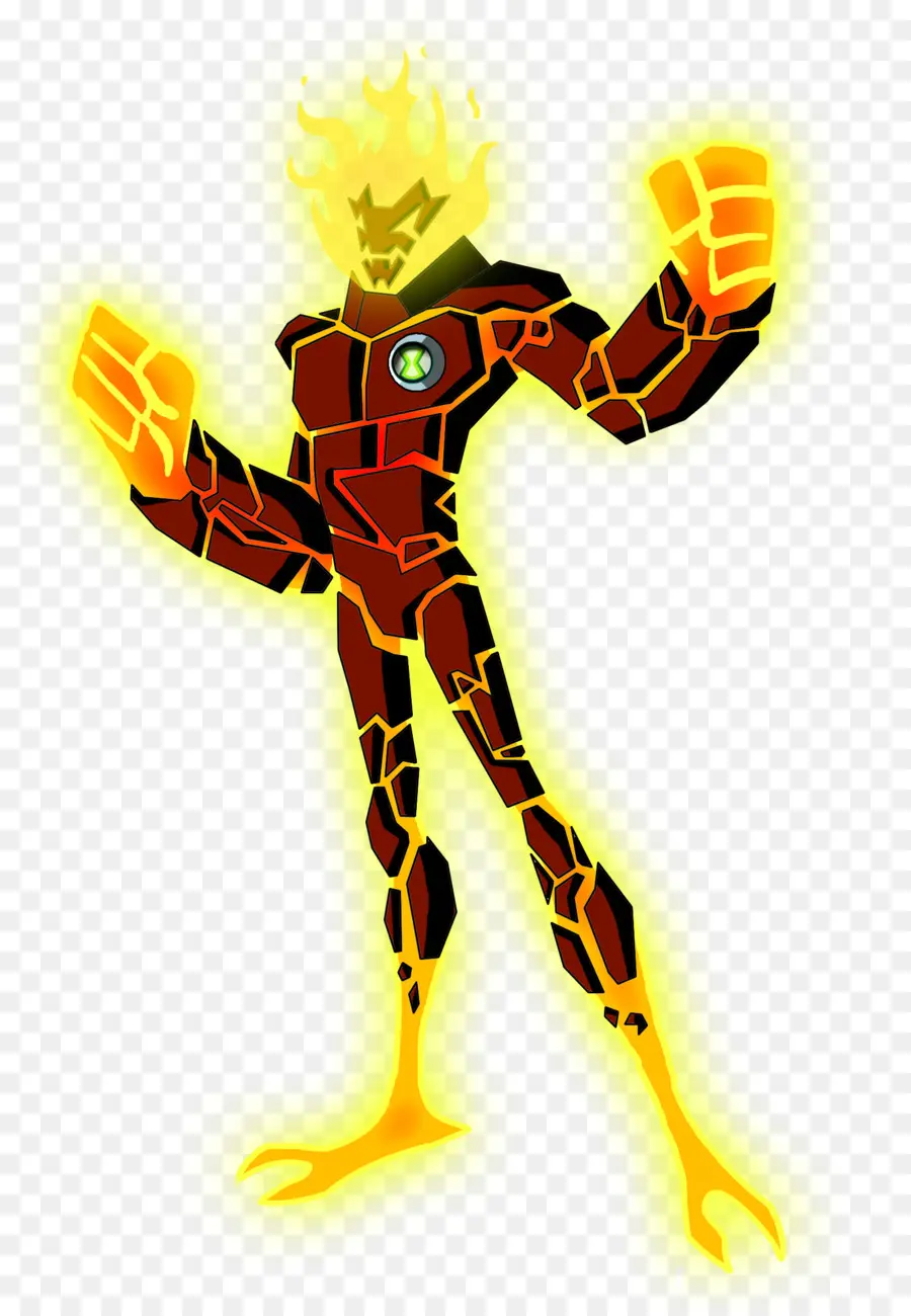 Heatblast，Ben 10 PNG