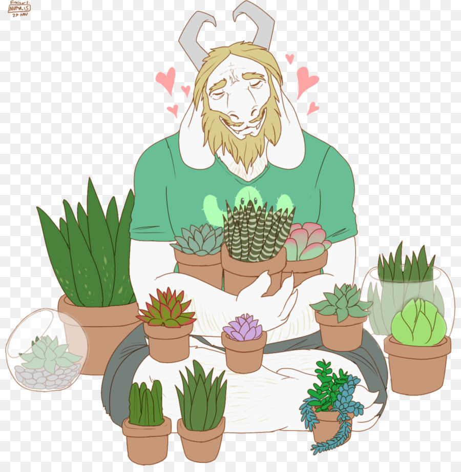 Personagem De Cabra，Plantas PNG