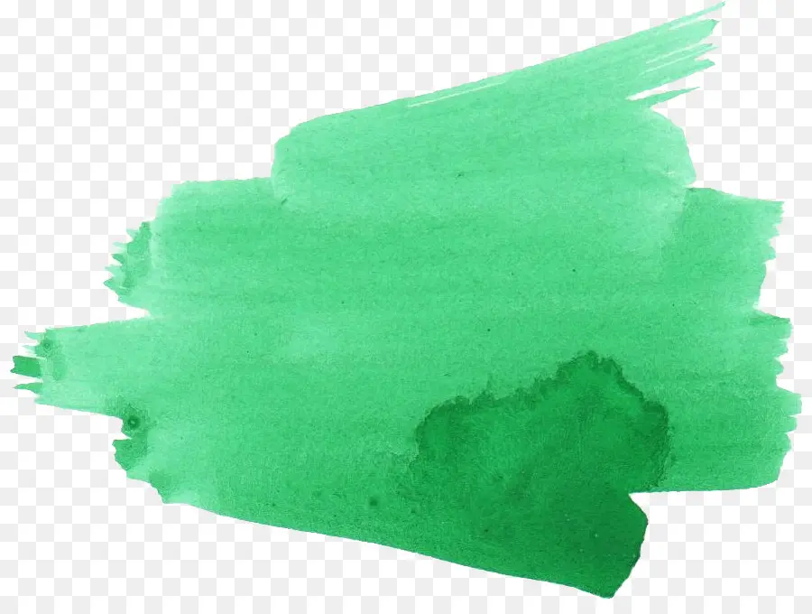 Verde，Pintura Em Aquarela PNG
