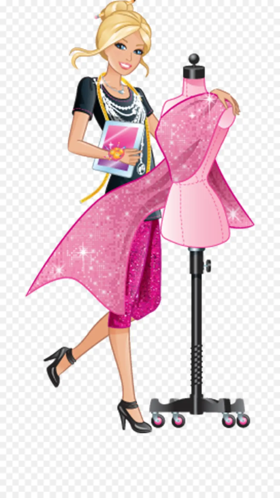 Barbie Estilista，Moda PNG