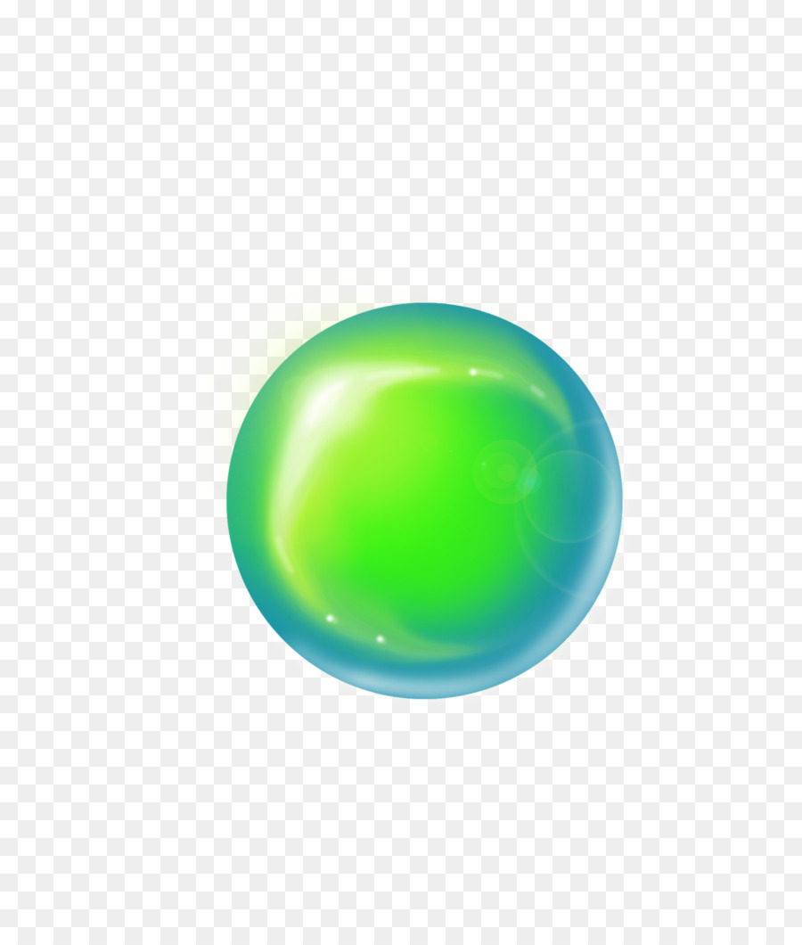 Esfera Verde E Azul，Redondo PNG