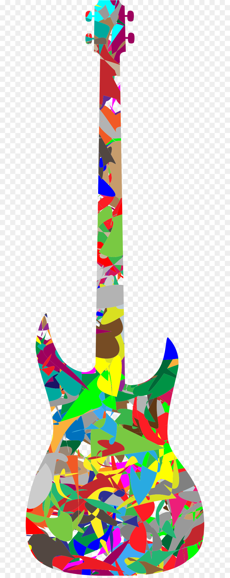 Guitarra Colorida，Música PNG